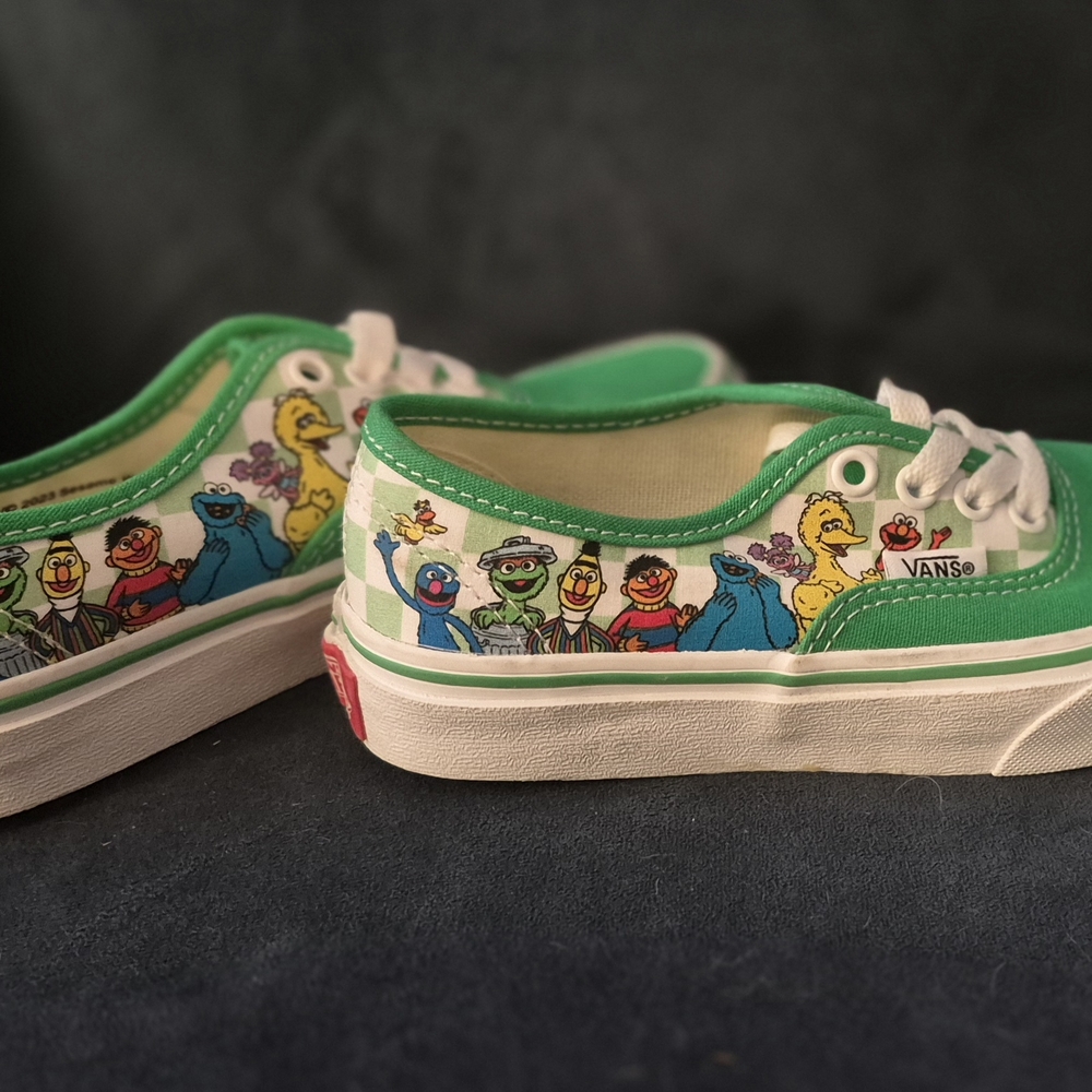 Vans Sesame Street Green Sneakers